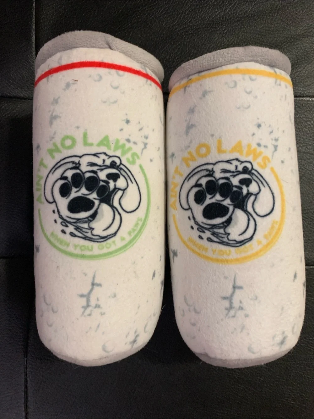 Nestpark Pup Claw Dog Toys  with Squeaker and Crinkle - Parody (2 Pack)